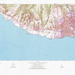 United States Geological Survey Santa Cruz, CA (1954, 24000-Scale) digital map