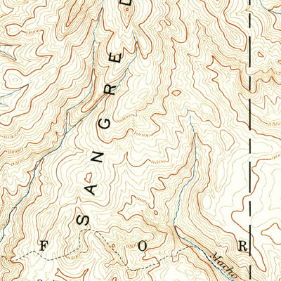United States Geological Survey Santa FE, NM (1889, 125000-Scale) digital map