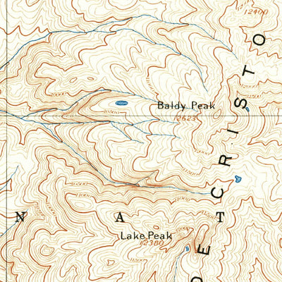 United States Geological Survey Santa FE, NM (1889, 125000-Scale) digital map