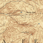 United States Geological Survey Santa FE, NM (1894, 125000-Scale) digital map