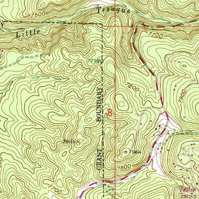 United States Geological Survey Santa FE, NM (1952, 24000-Scale) digital map