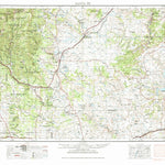 United States Geological Survey Santa FE, NM (1954, 250000-Scale) digital map