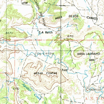 United States Geological Survey Santa FE, NM (1954, 250000-Scale) digital map