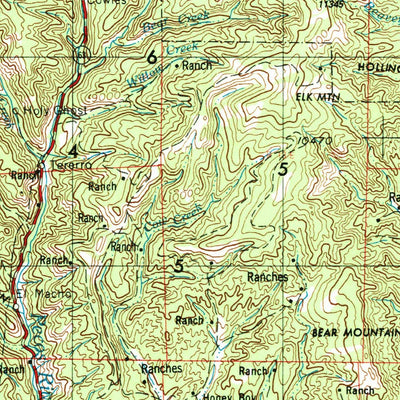 United States Geological Survey Santa FE, NM (1954, 250000-Scale) digital map