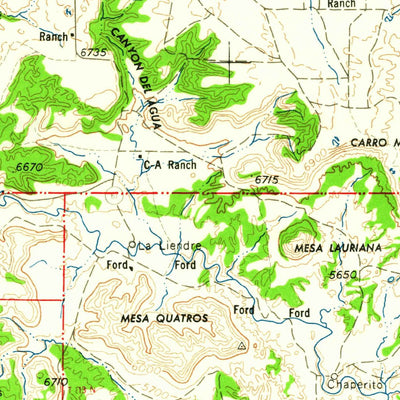 United States Geological Survey Santa FE, NM (1958, 250000-Scale) digital map