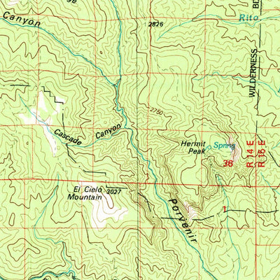 United States Geological Survey Santa FE, NM (1983, 100000-Scale) digital map
