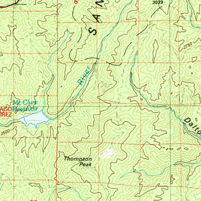 United States Geological Survey Santa FE, NM (1983, 100000-Scale) digital map