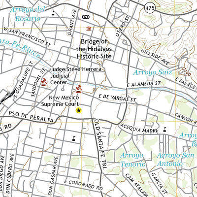 United States Geological Survey Santa Fe, NM (2020, 24000-Scale) digital map
