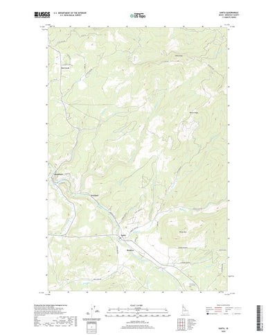 United States Geological Survey Santa, ID (2020, 24000-Scale) digital map