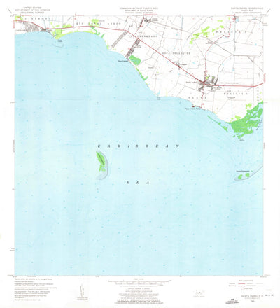United States Geological Survey Santa Isabel, PR (1960, 20000-Scale) digital map