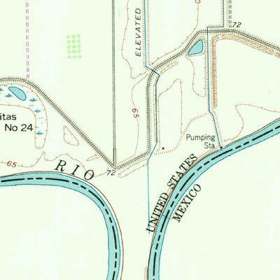 United States Geological Survey Santa Maria, TX (1956, 24000-Scale) digital map