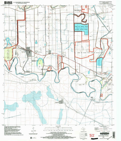 United States Geological Survey Santa Maria, TX (2002, 24000-Scale) digital map