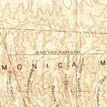 United States Geological Survey Santa Monica, CA (1896, 62500-Scale) digital map