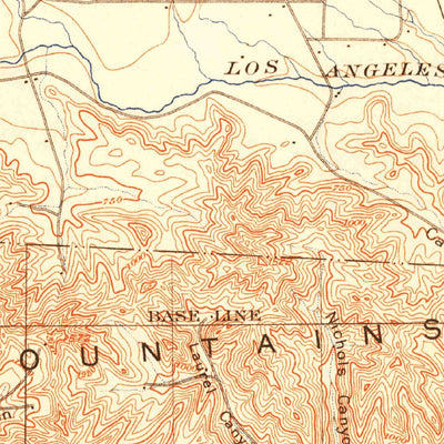 United States Geological Survey Santa Monica, CA (1902, 62500-Scale) digital map