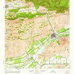 United States Geological Survey Santa Paula, CA (1947, 62500-Scale) digital map