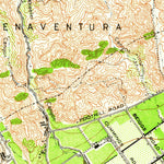 United States Geological Survey Santa Paula, CA (1947, 62500-Scale) digital map