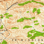 United States Geological Survey Santa Paula, CA (1947, 62500-Scale) digital map