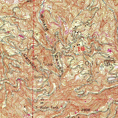United States Geological Survey Santa Paula, CA (1951, 24000-Scale) digital map