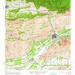 United States Geological Survey Santa Paula, CA (1964, 62500-Scale) digital map