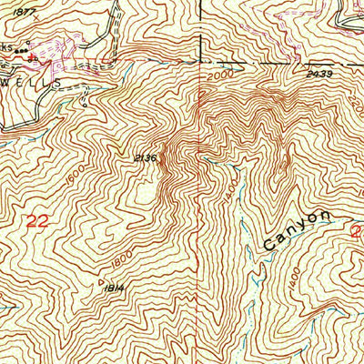 United States Geological Survey Santa Paula Peak, CA (1951, 24000-Scale) digital map
