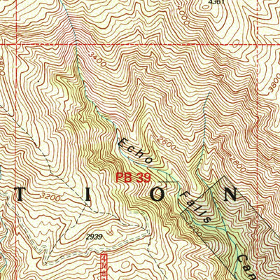 United States Geological Survey Santa Paula Peak, CA (1995, 24000-Scale) digital map