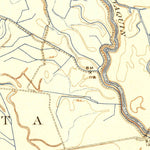 United States Geological Survey Santa Rita Bridge, CA (1922, 31680-Scale) digital map