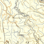 United States Geological Survey Santa Rita Bridge, CA (1922, 31680-Scale) digital map