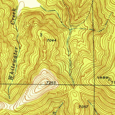 United States Geological Survey Santa Rita Mine, NM (1948, 24000-Scale) digital map