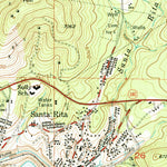 United States Geological Survey Santa Rita Mine, NM (1951, 24000-Scale) digital map