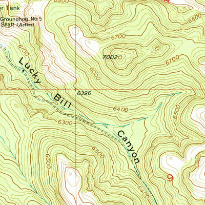 United States Geological Survey Santa Rita Mine, NM (1951, 24000-Scale) digital map