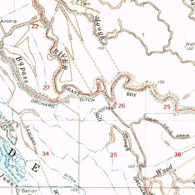 United States Geological Survey Santa Rita Park, CA (1962, 62500-Scale) digital map