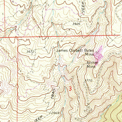 United States Geological Survey Santa Rita Peak, CA (1969, 24000-Scale) digital map