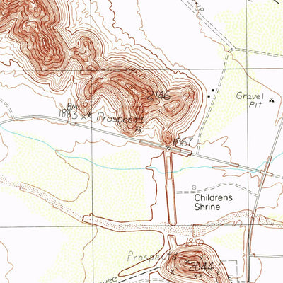 United States Geological Survey Santa Rosa, AZ (1990, 24000-Scale) digital map