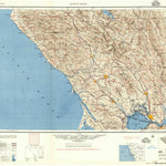 United States Geological Survey Santa Rosa, CA (1947, 250000-Scale) digital map