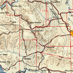 United States Geological Survey Santa Rosa, CA (1947, 250000-Scale) digital map