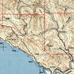 United States Geological Survey Santa Rosa, CA (1947, 250000-Scale) digital map