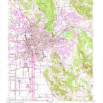 United States Geological Survey Santa Rosa, CA (1954, 24000-Scale) digital map