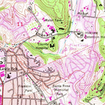 United States Geological Survey Santa Rosa, CA (1954, 24000-Scale) digital map