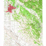 United States Geological Survey Santa Rosa, CA (1954, 62500-Scale) digital map
