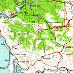 United States Geological Survey Santa Rosa, CA (1962, 250000-Scale) digital map