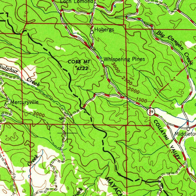 United States Geological Survey Santa Rosa, CA (1962, 250000-Scale) digital map