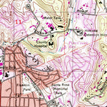United States Geological Survey Santa Rosa, CA (1994, 24000-Scale) digital map