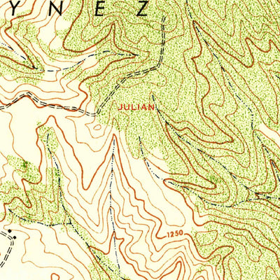 United States Geological Survey Santa Rosa Hills, CA (1947, 24000-Scale) digital map