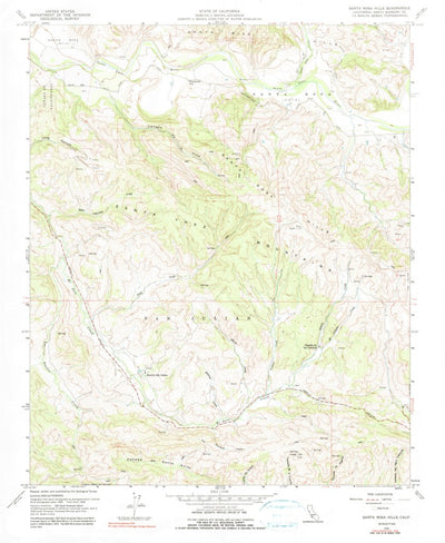 United States Geological Survey Santa Rosa Hills, CA (1959, 24000-Scale) digital map