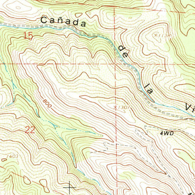 United States Geological Survey Santa Rosa Hills, CA (1959, 24000-Scale) digital map