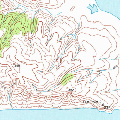 United States Geological Survey Santa Rosa Island East, CA (1943, 24000-Scale) digital map