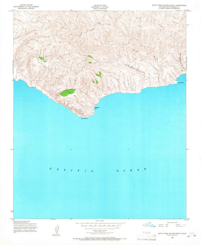 United States Geological Survey Santa Rosa Island South, CA (1943, 24000-Scale) digital map