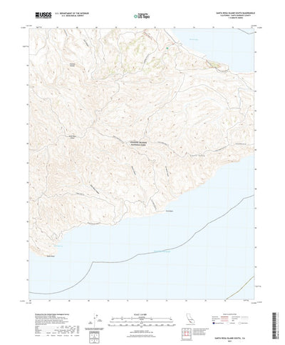 United States Geological Survey Santa Rosa Island South, CA (2021, 24000-Scale) digital map
