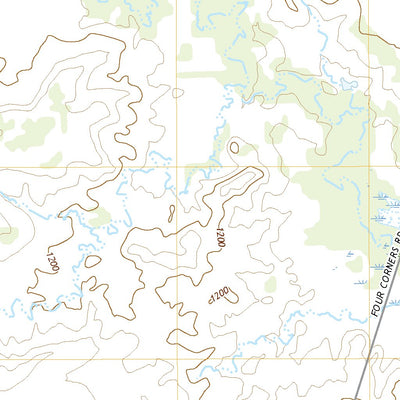 United States Geological Survey Santa Rosa Lake, TX (2022, 24000-Scale) digital map