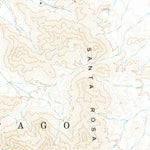 United States Geological Survey Santa Rosa Mountains, AZ (1963, 62500-Scale) digital map